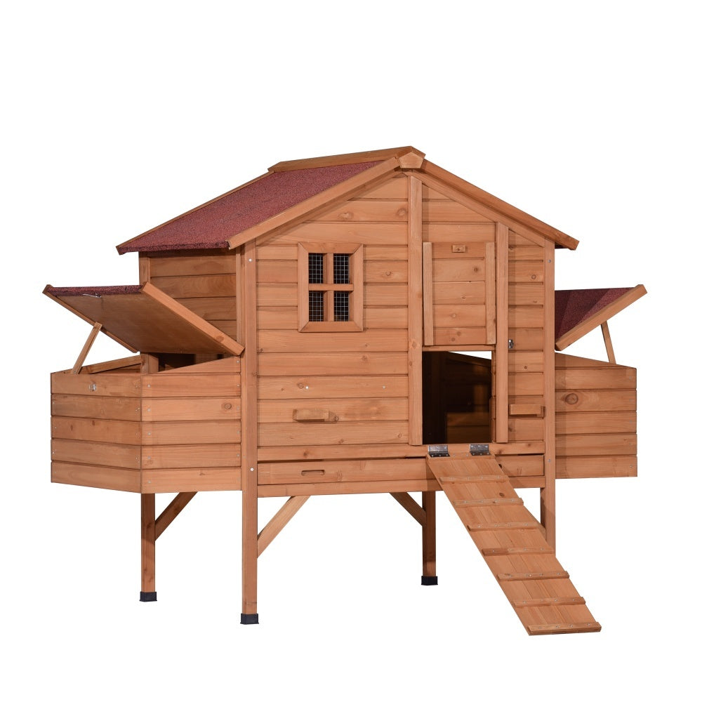 YES4PETS XXL Chicken Coop Rabbit Hutch Cage Hen Chook House