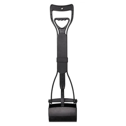 Long Handle Pet Pooper Scooper with Clamping Jaw for Dog Waste Pickup Outdoor Use